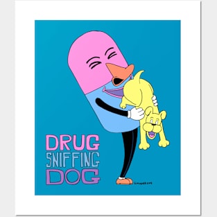 Drug Sniffing Dog Posters and Art